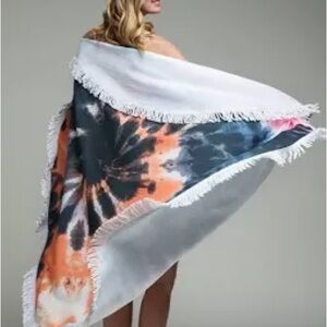 Boho ⛱️ Tie Dye Round Towel